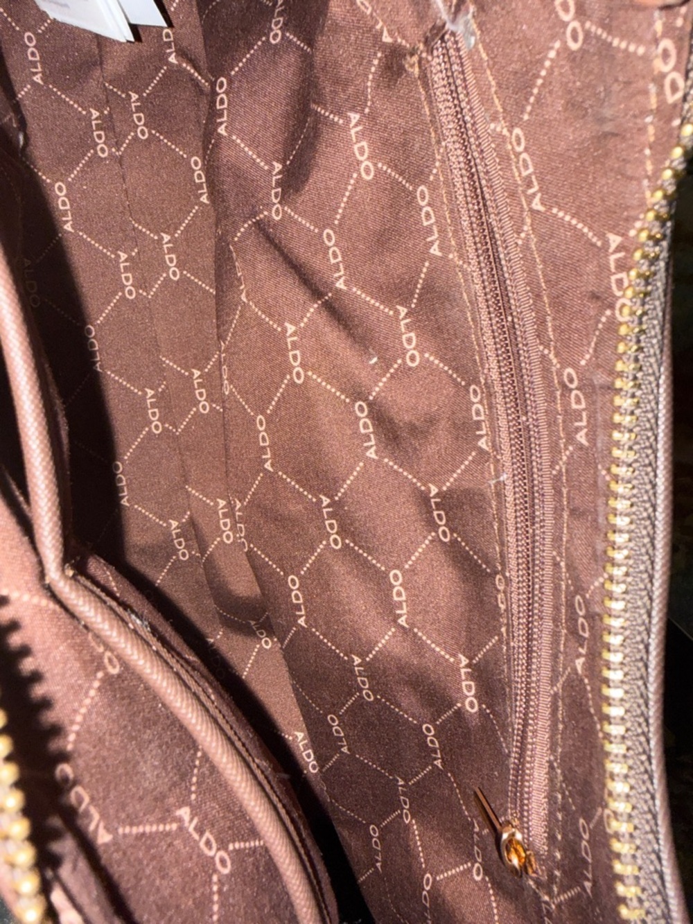 Brown Aldo Shoulder Bag - Picture 3 of 4